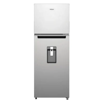 Refrigerador Whirlpool de 11 pies cúbicos Top Mount 2 puertas Gris