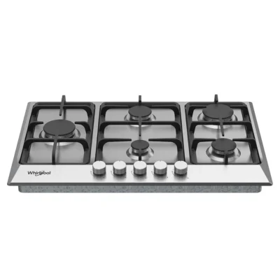 Parrilla Whirlpool de Gas de 30 IN 5 quemadores Acero inoxidable Gris